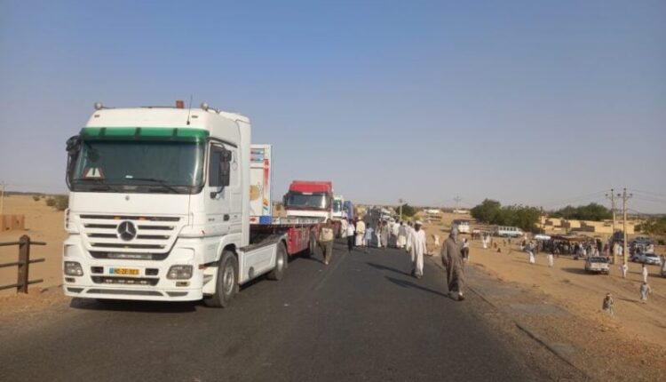 العربات المصرية في شريان الشمال الترس